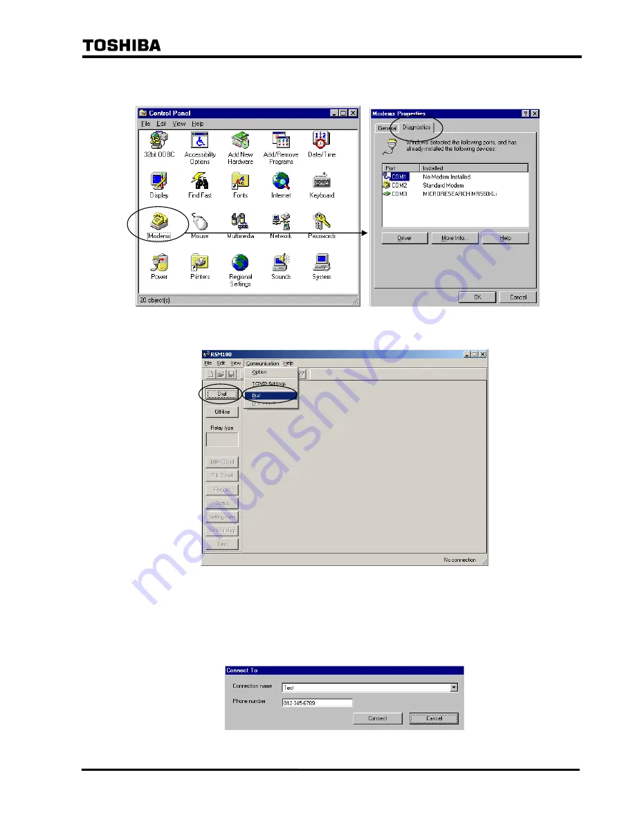 Toshiba RSM 100 Instruction Manual Download Page 20