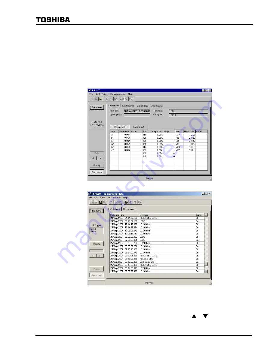 Toshiba RSM 100 Instruction Manual Download Page 33