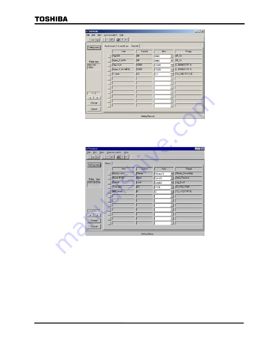 Toshiba RSM 100 Instruction Manual Download Page 54