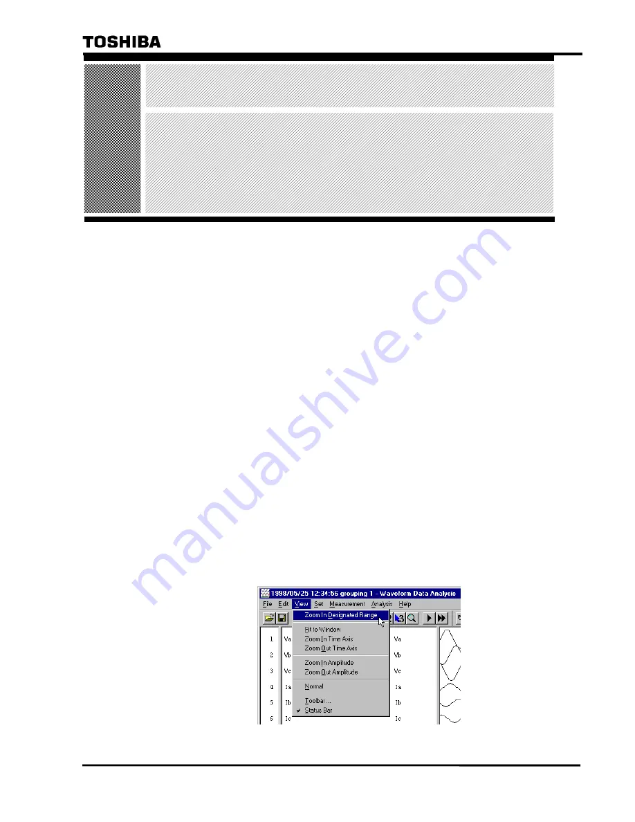 Toshiba RSM 100 Instruction Manual Download Page 91