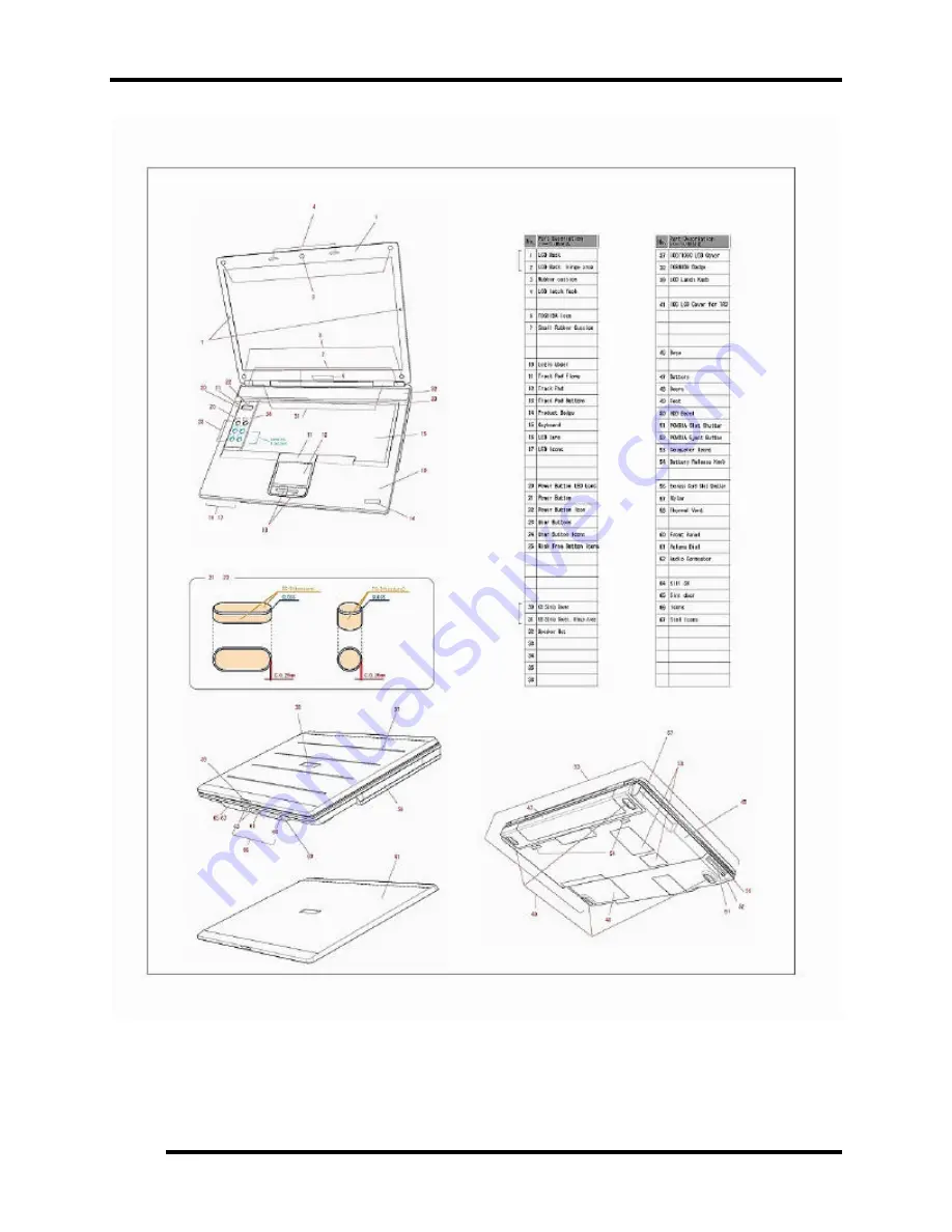 Toshiba SATELLITE M40 Series Maintenance Manual Download Page 22