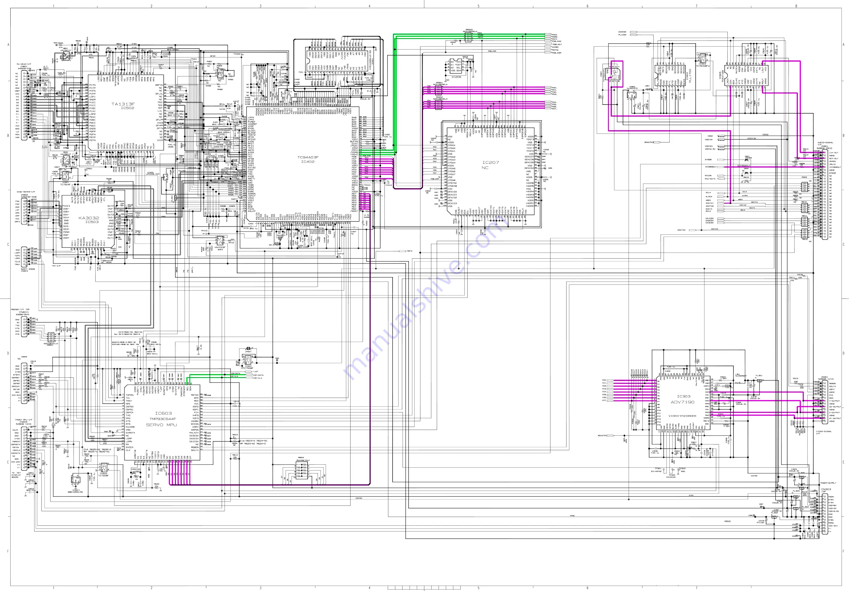 Toshiba SD-2300 Service Manual Download Page 119