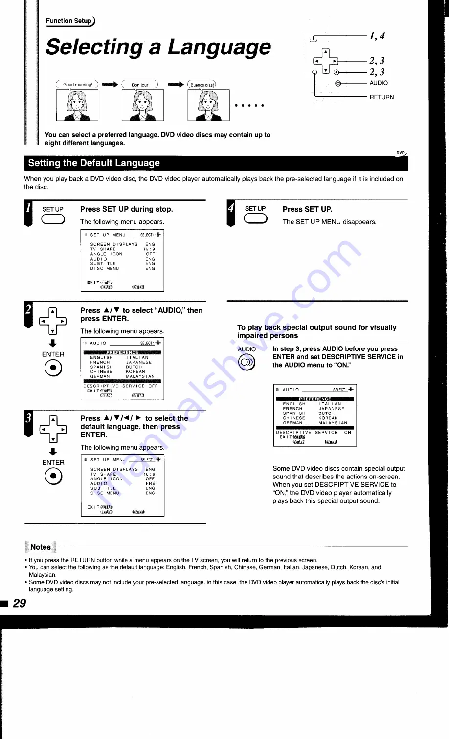 Toshiba SD-3006 Скачать руководство пользователя страница 30