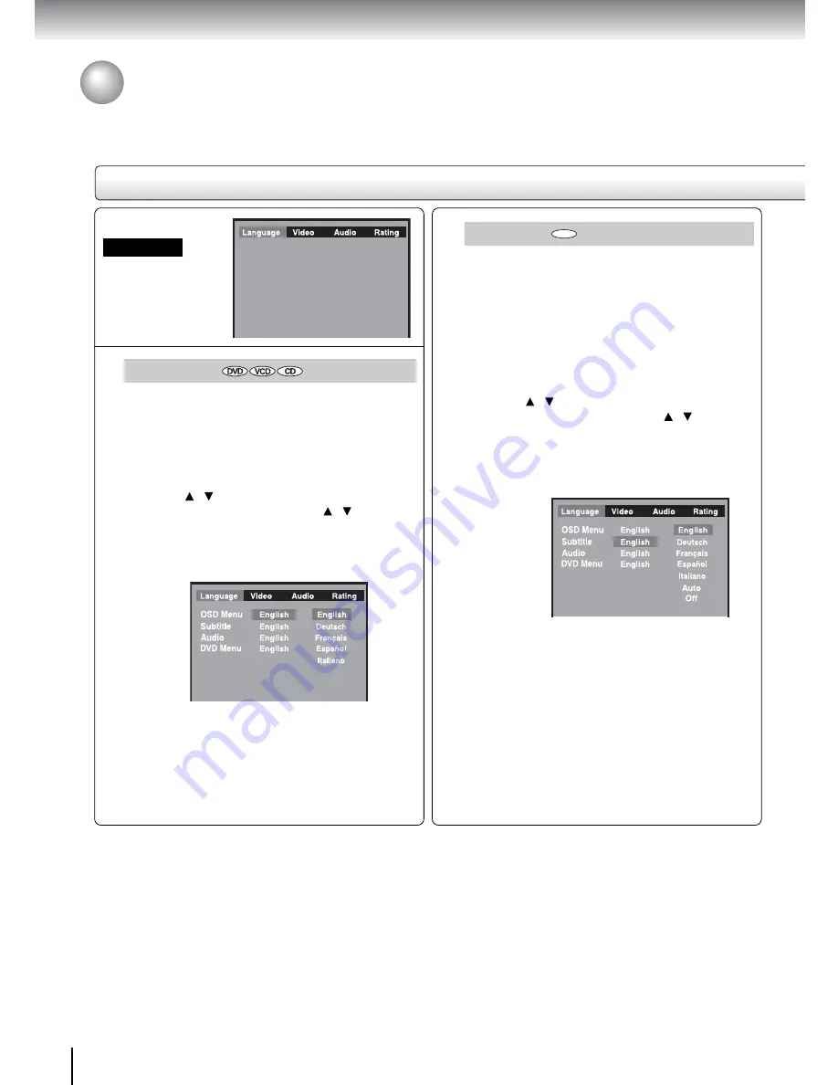 Toshiba SD-340ESB Owner'S Manual Download Page 53