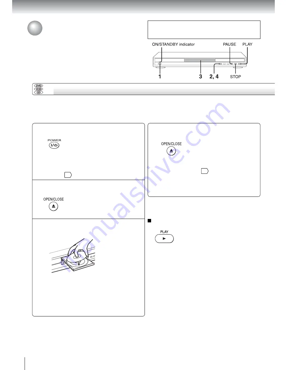 Toshiba SD-3960 Owner'S Manual Download Page 24