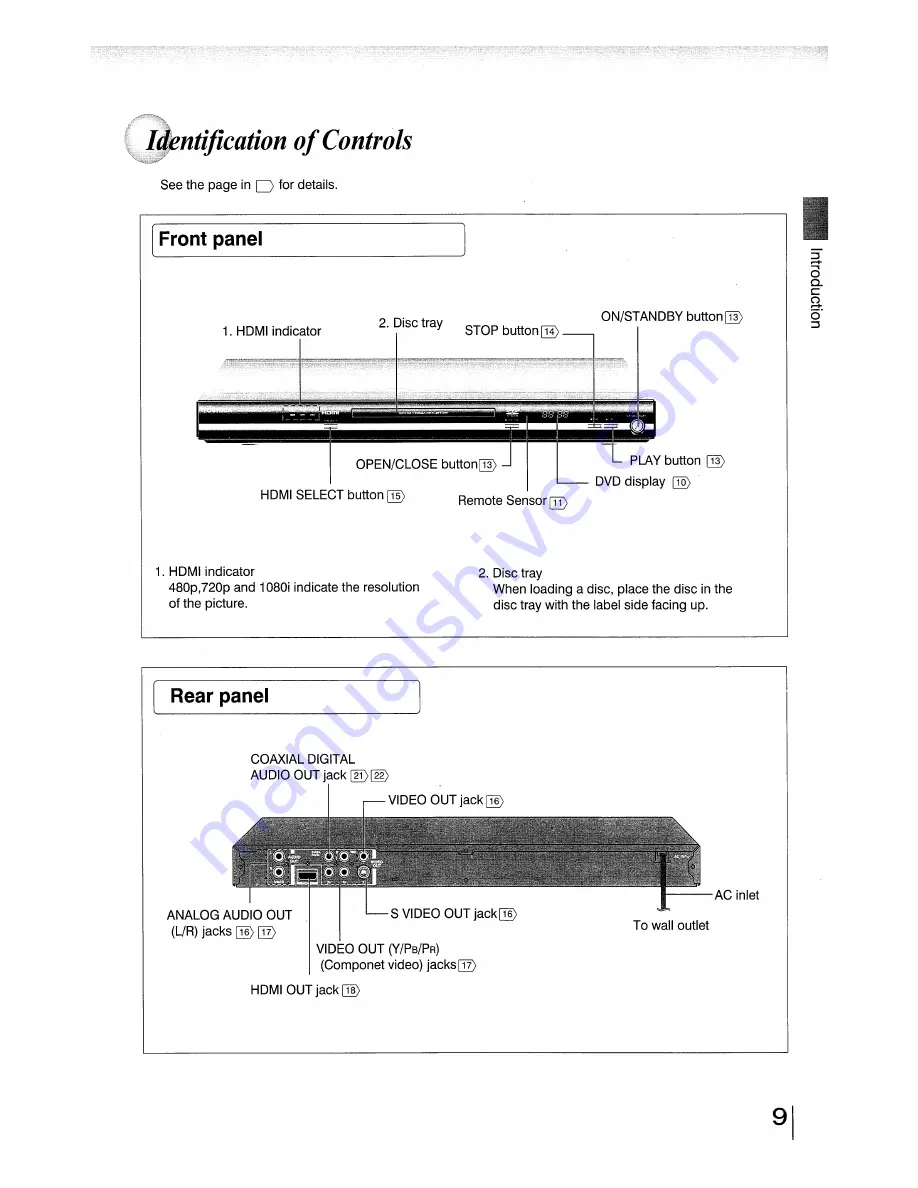 Toshiba SD-5000KC Скачать руководство пользователя страница 9