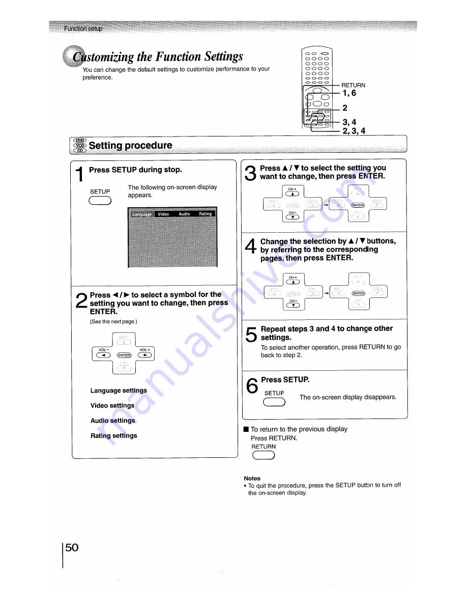 Toshiba SD-5970SC Скачать руководство пользователя страница 50