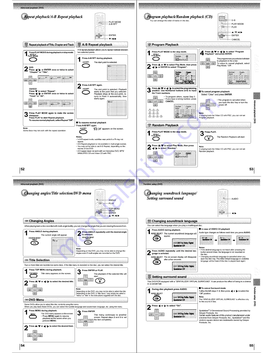 Toshiba SD-K220S Owner'S Manual Download Page 14