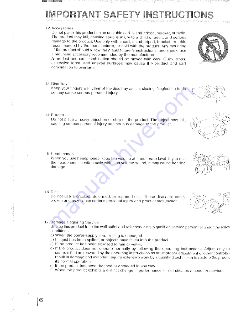 Toshiba SD-K350Y Owner'S Manual Download Page 6