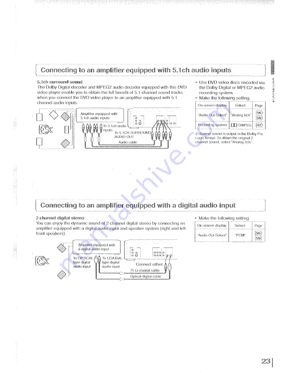 Toshiba SD-K350Y Owner'S Manual Download Page 23