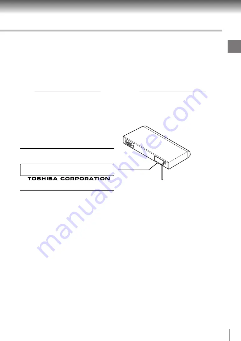 Toshiba SD-K510 Owner'S Manual Download Page 3