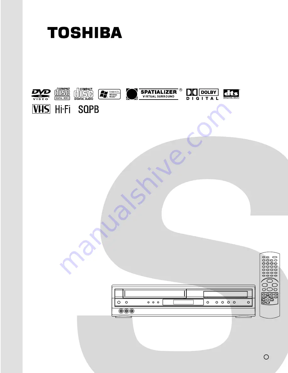 Toshiba SD-V320SCA Service Manual Download Page 1