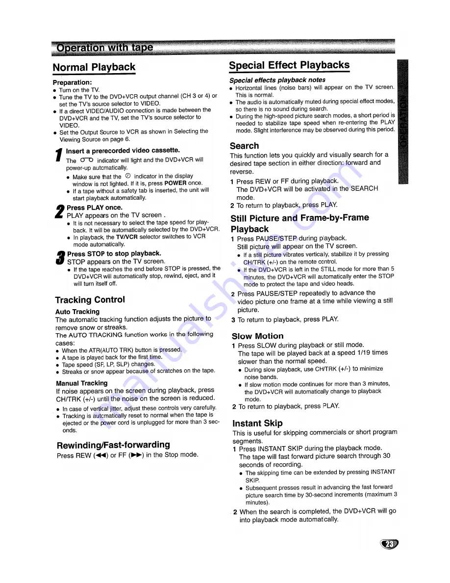 Toshiba SD-V592SU Owner'S Manual Download Page 23