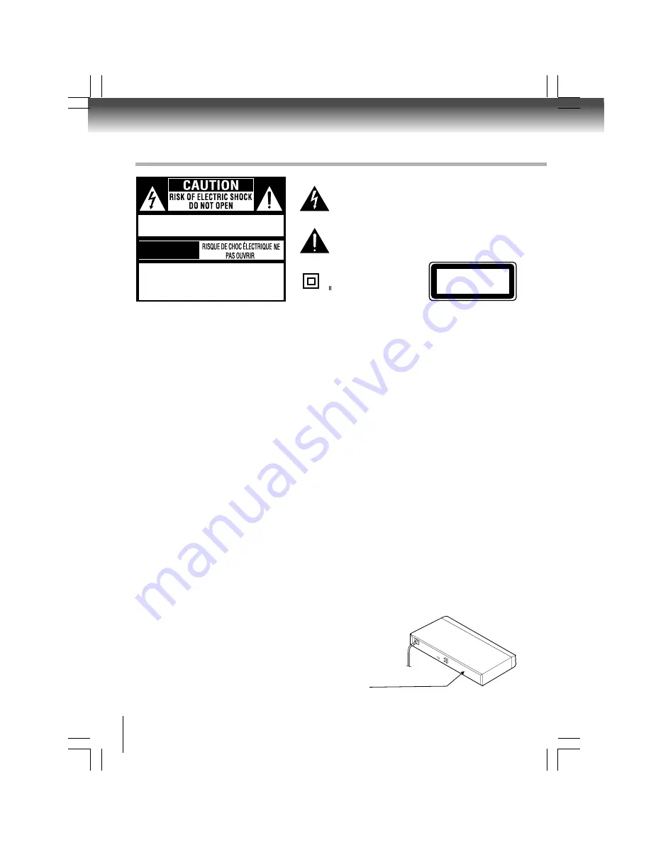 Toshiba SD800KY Owner'S Manual Download Page 2