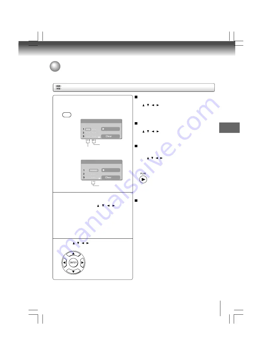 Toshiba SD800KY Owner'S Manual Download Page 21