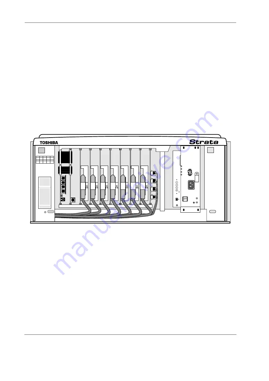 Toshiba Strara CTX Series Installation And Maintenance Manual Download Page 22