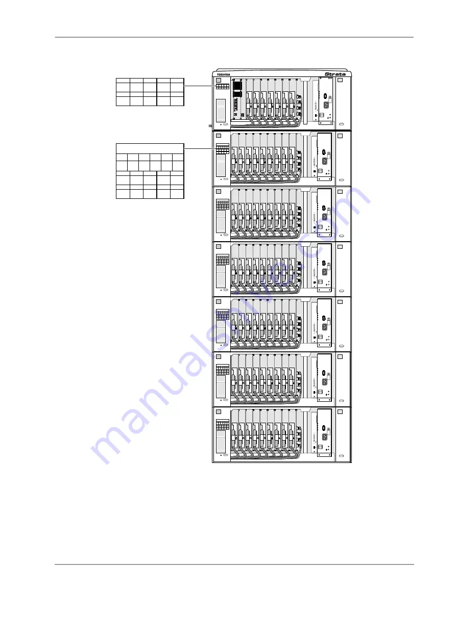 Toshiba Strara CTX Series Installation And Maintenance Manual Download Page 89