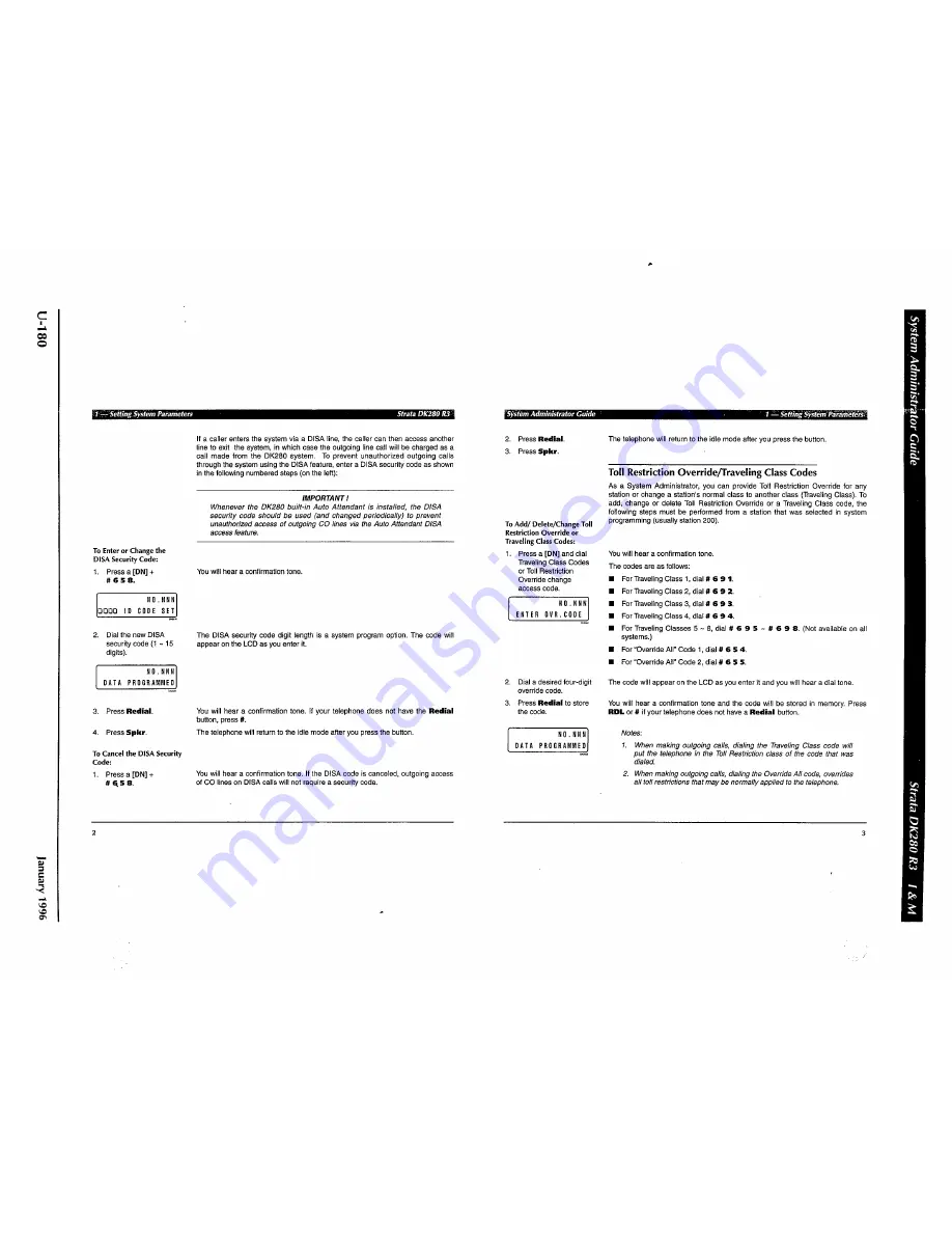 Toshiba Strata AirLink DK280 Скачать руководство пользователя страница 805