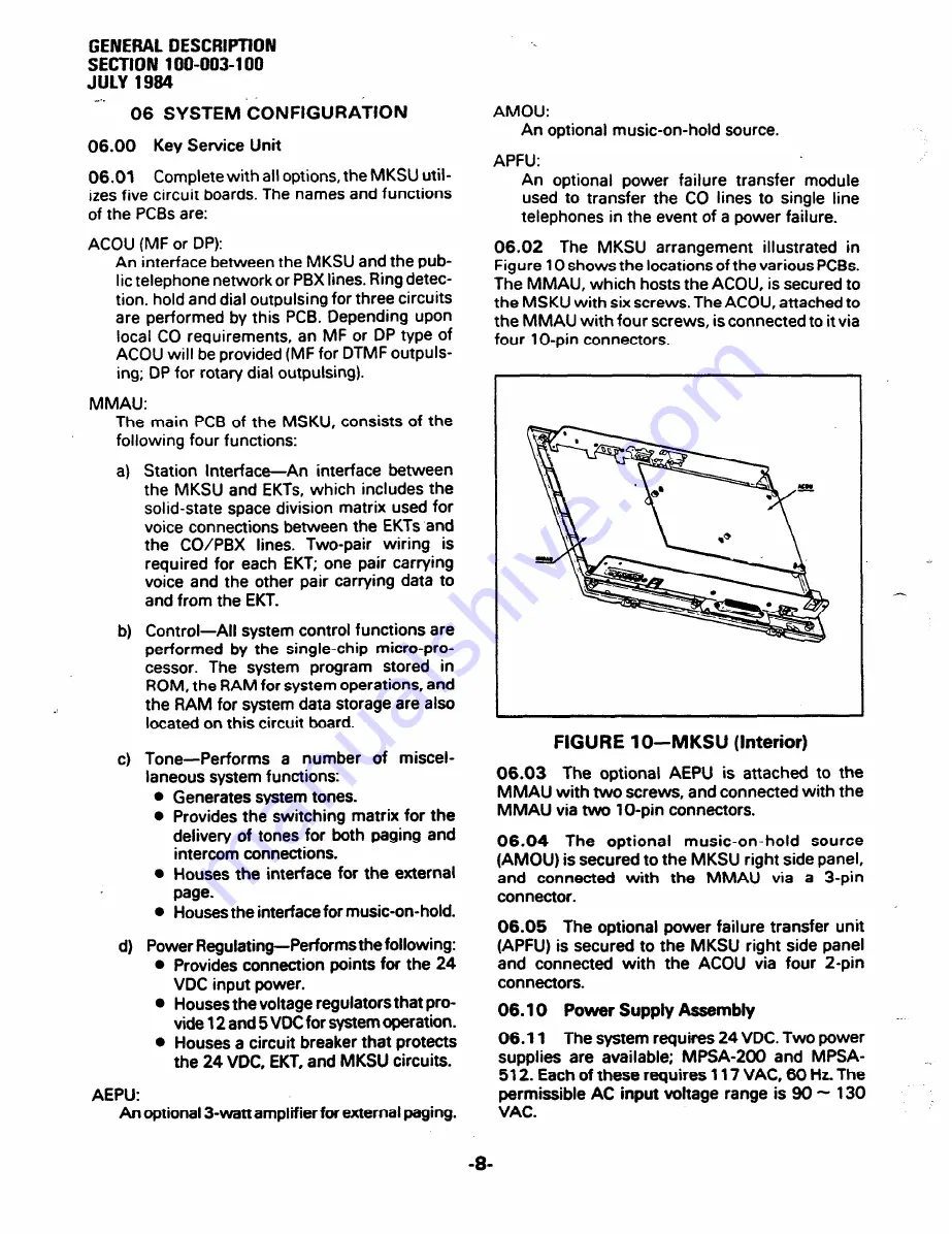 Toshiba Strata S Installation And Maintenance Manual Download Page 12