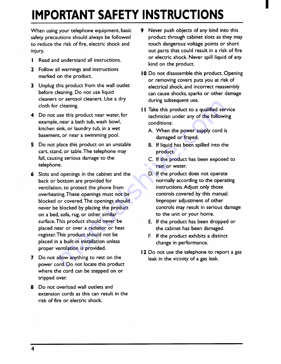 Toshiba SX-2908 BK Owner'S Manual Download Page 6