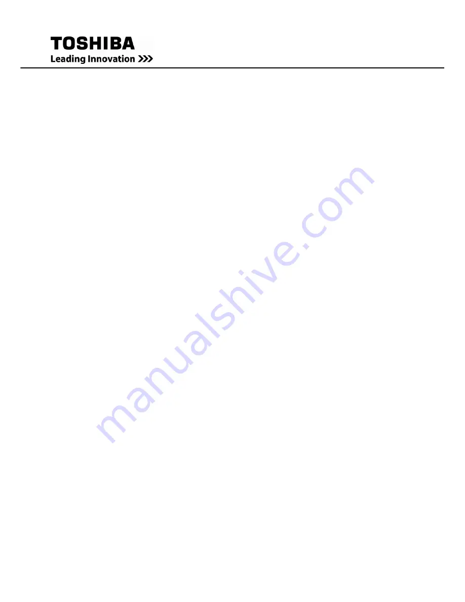 Toshiba T1000 Series Installation And Operation Manual Download Page 2