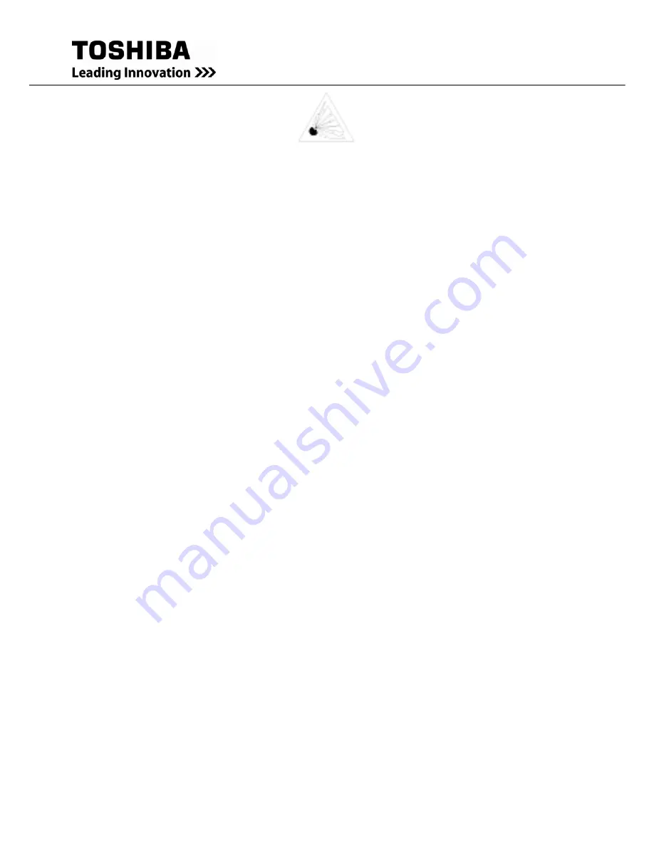 Toshiba T1000 Series Installation And Operation Manual Download Page 13