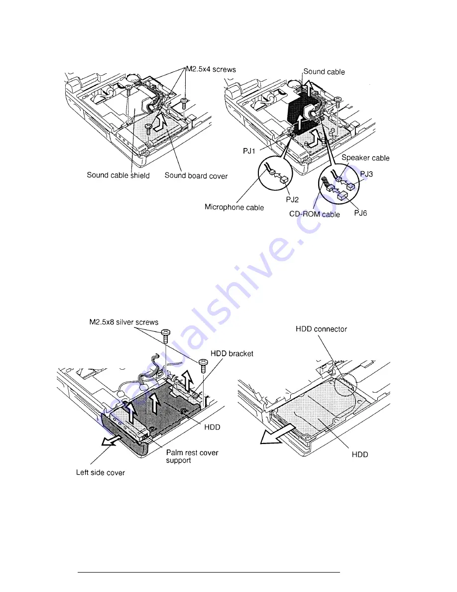 Toshiba T2150 series Maintenance Manual Download Page 131