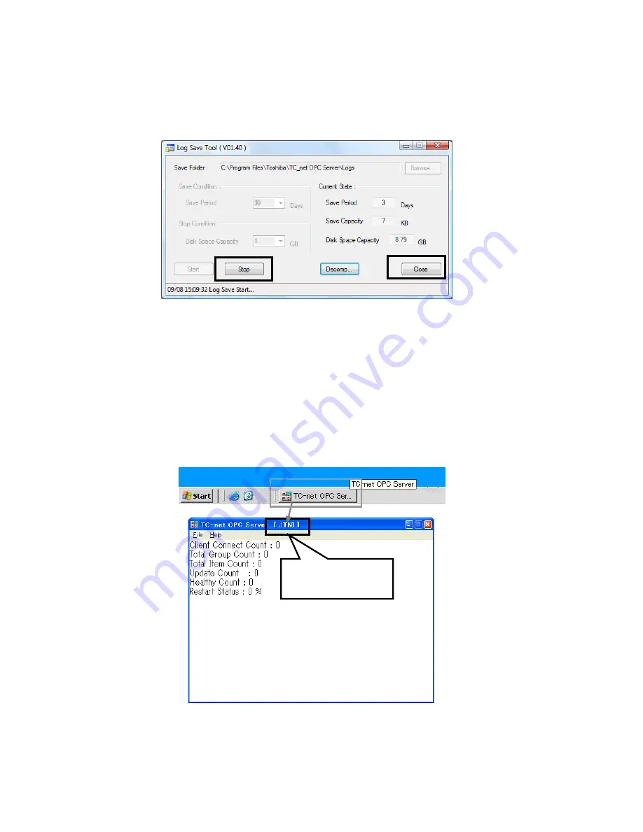 Toshiba TC-net 100 Instruction Manual Download Page 72