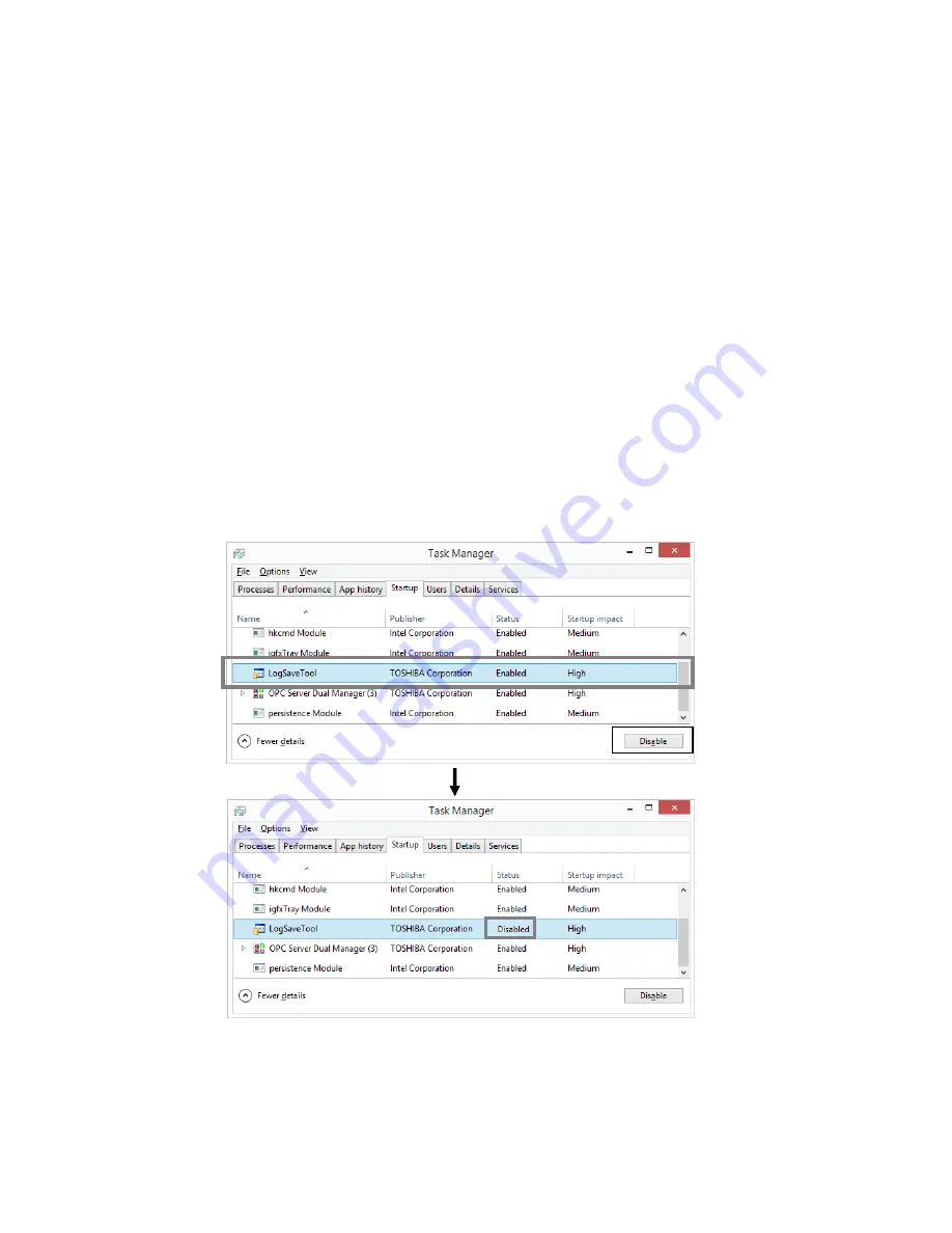 Toshiba TC-net 100 Instruction Manual Download Page 106