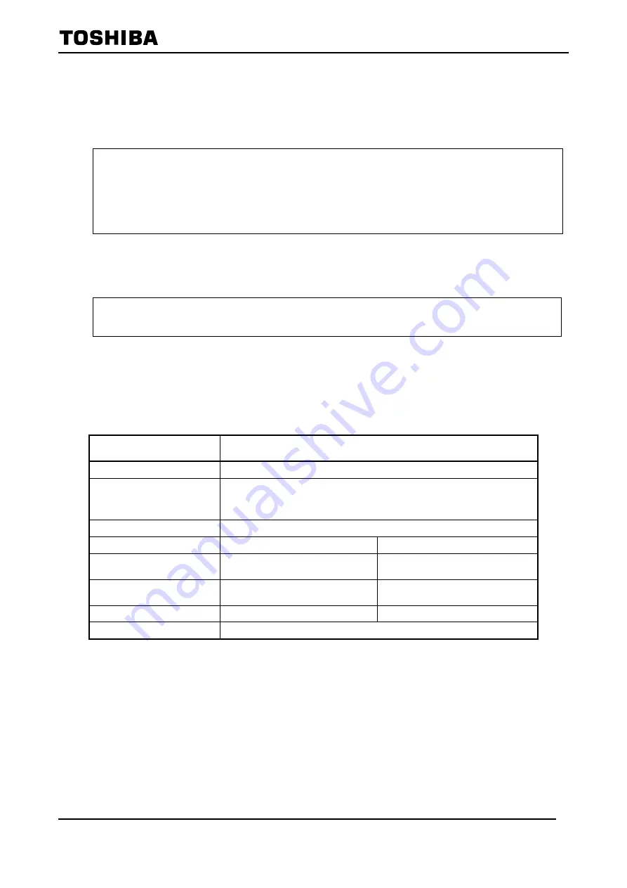 Toshiba TC32306FTG Manual Download Page 20