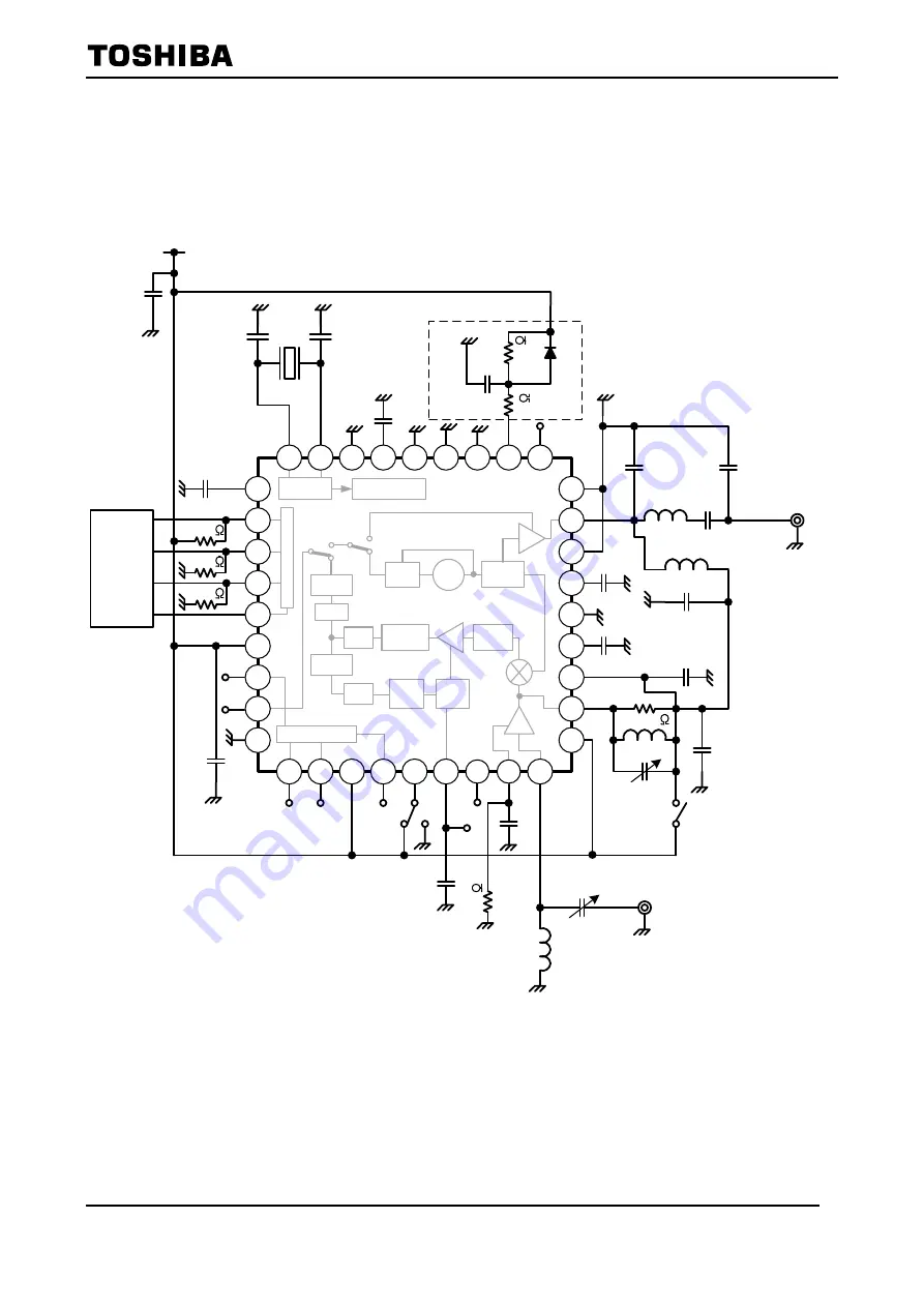 Toshiba TC32306FTG Manual Download Page 92