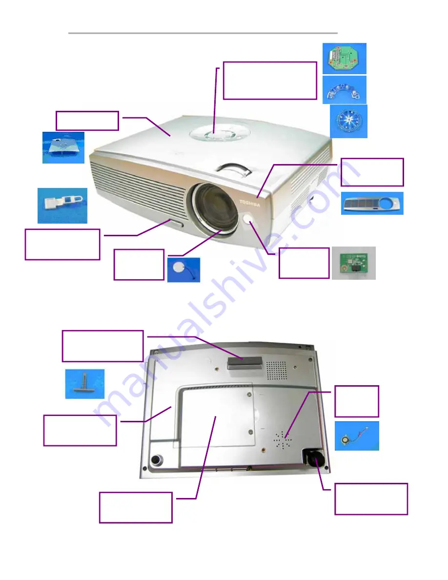 Toshiba TDP-P75 Скачать руководство пользователя страница 38