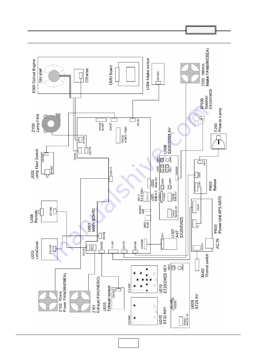 Toshiba TDP-ST20B Service Manual Download Page 41