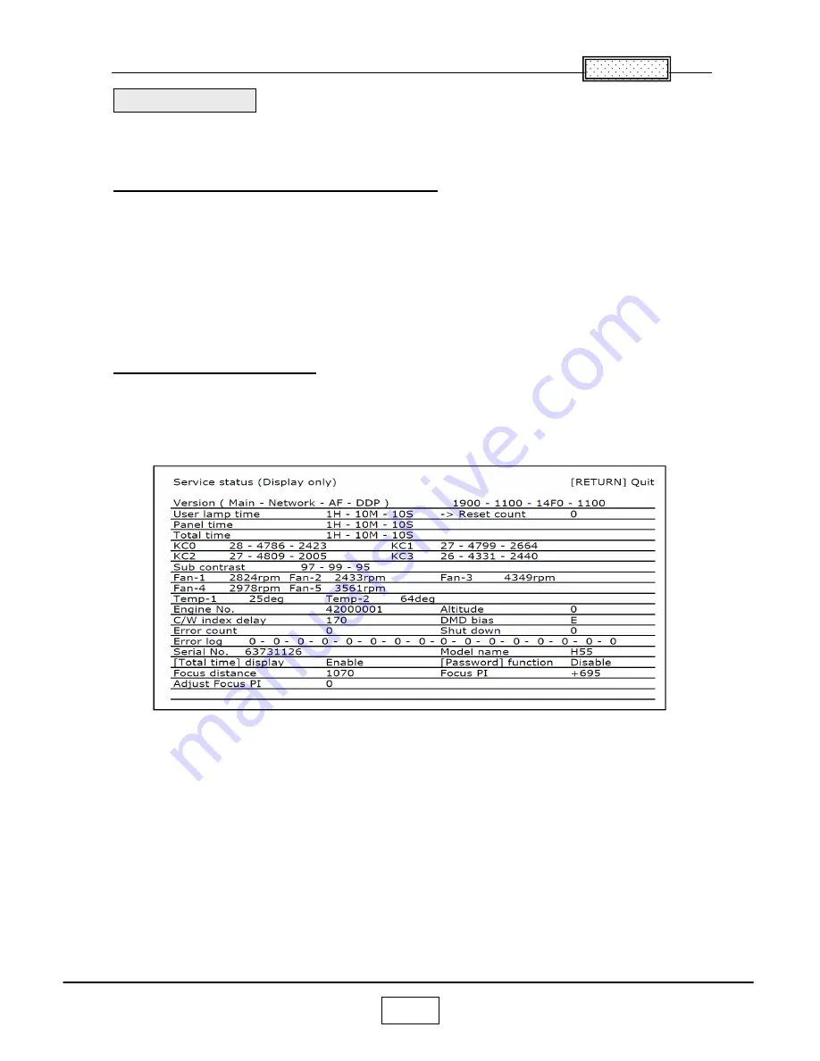 Toshiba TDP-TW100B Service Manual Download Page 58