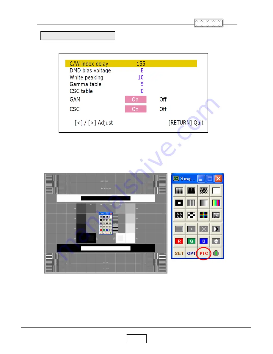 Toshiba TDP-TW100B Service Manual Download Page 59