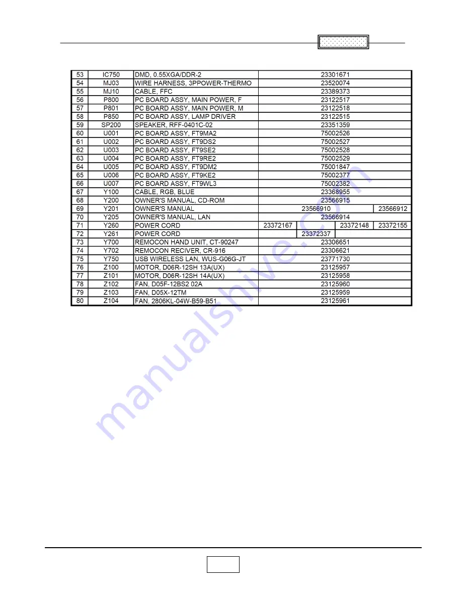 Toshiba TDP-TW100B Скачать руководство пользователя страница 89