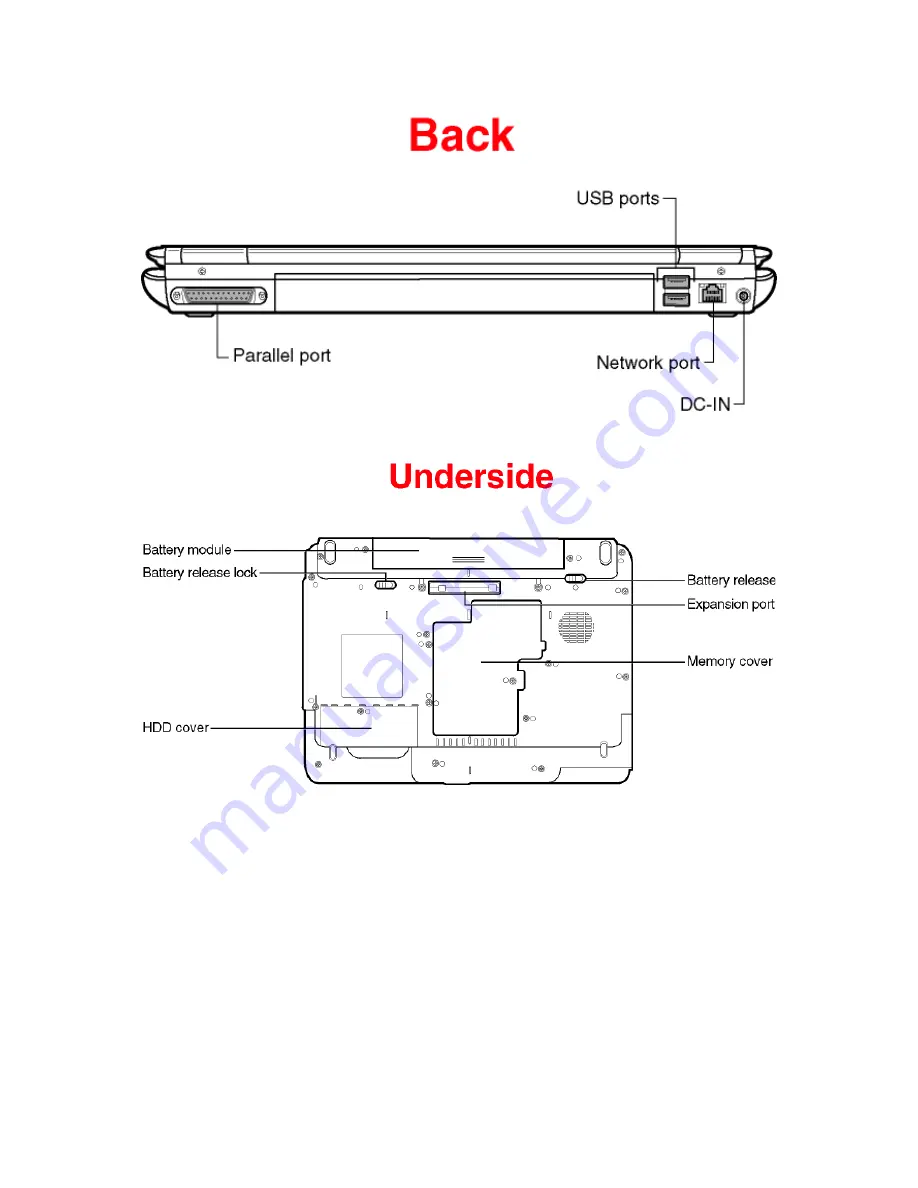 Toshiba Tecra A7-ST5112 Specifications Download Page 8