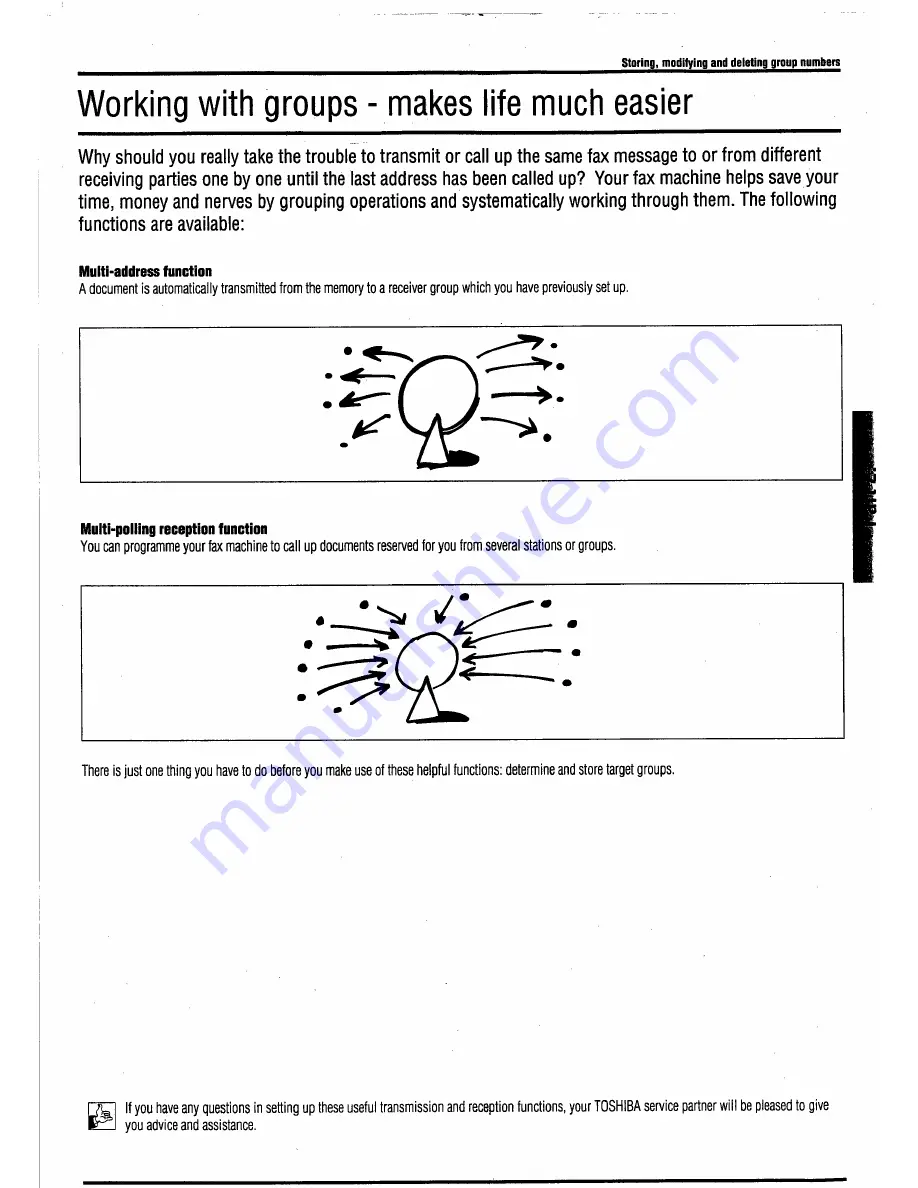 Toshiba TF 505 Instruction Manual Download Page 19