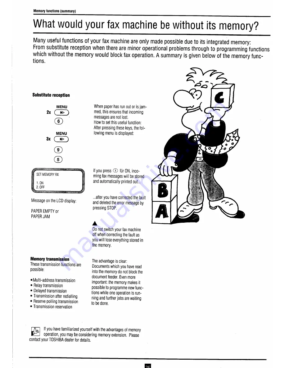 Toshiba TF 531 Instruction Manual Download Page 25