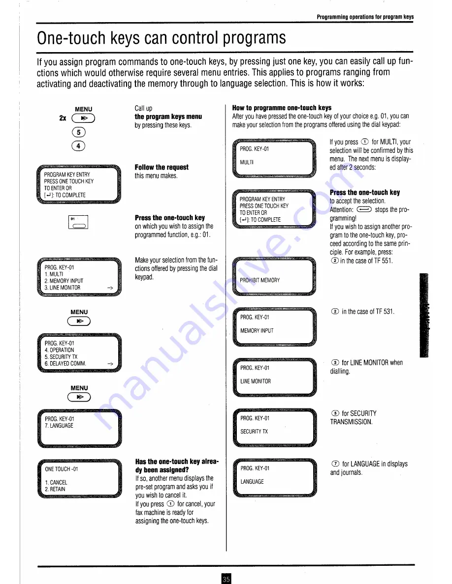 Toshiba TF 531 Instruction Manual Download Page 34