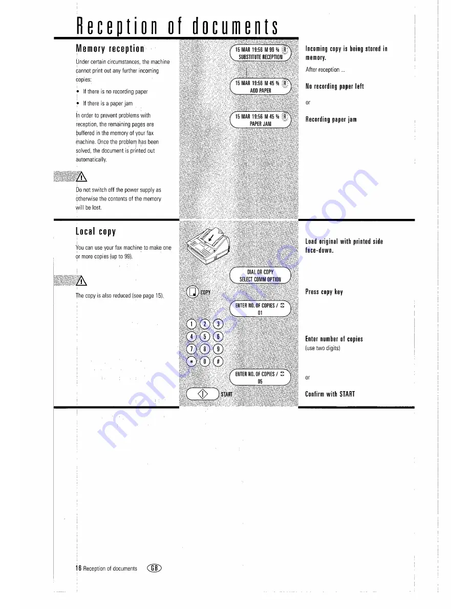 Toshiba TF 605 Instruction Manual Download Page 17