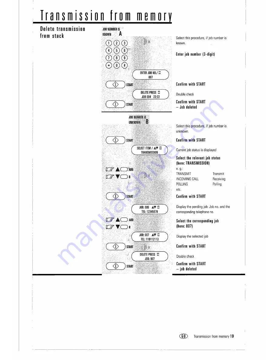 Toshiba TF 605 Instruction Manual Download Page 20