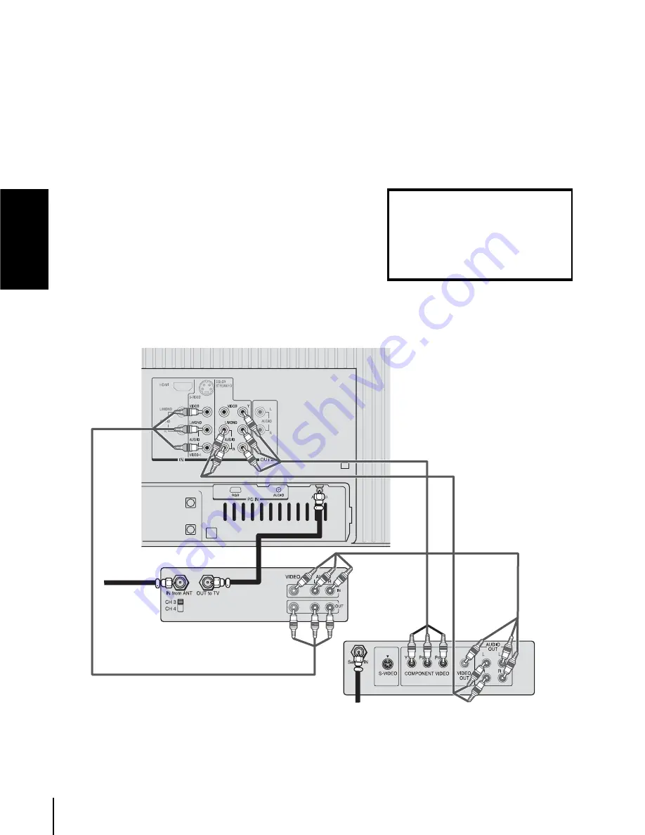 Toshiba TheaterWide 20HLK86 Owner'S Manual Download Page 14