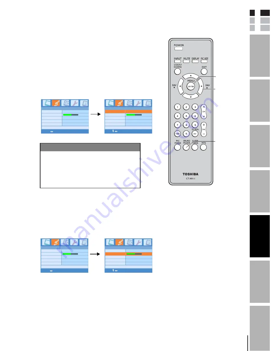 Toshiba TheaterWide 20HLK86 Скачать руководство пользователя страница 33