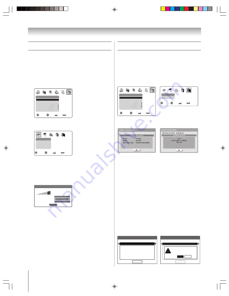 Toshiba TheaterWide 51H94 Скачать руководство пользователя страница 52