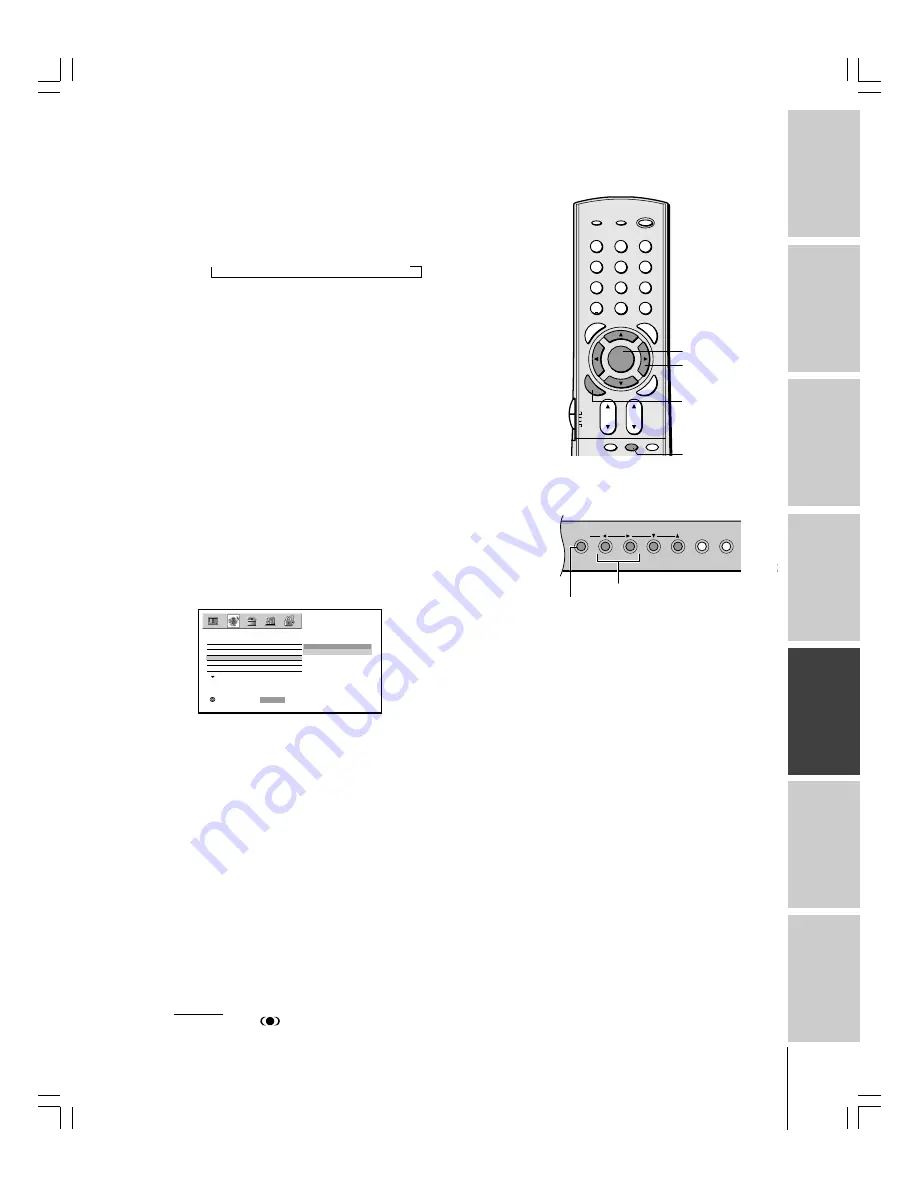 Toshiba TheaterWide 51HC85 Скачать руководство пользователя страница 43