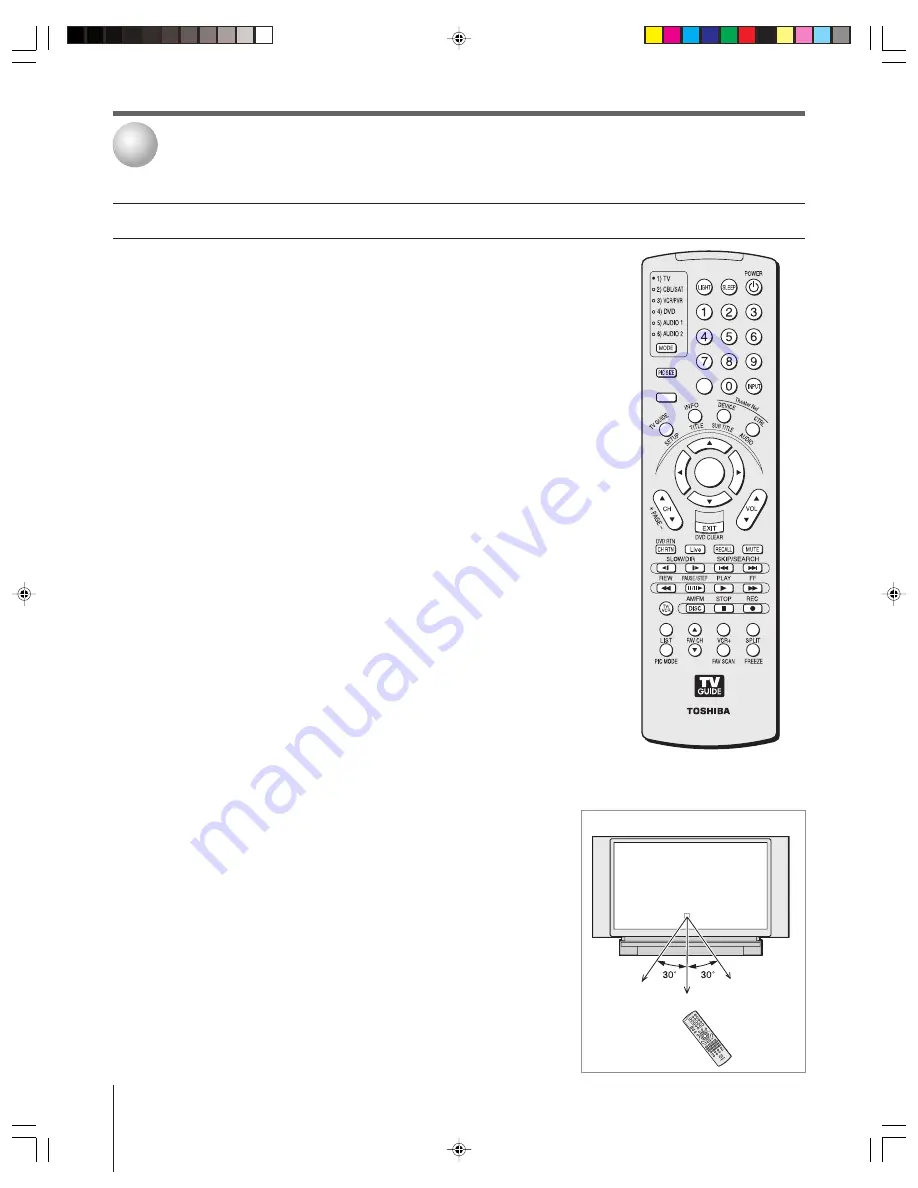 Toshiba TheaterWide 52HMX94 Скачать руководство пользователя страница 26