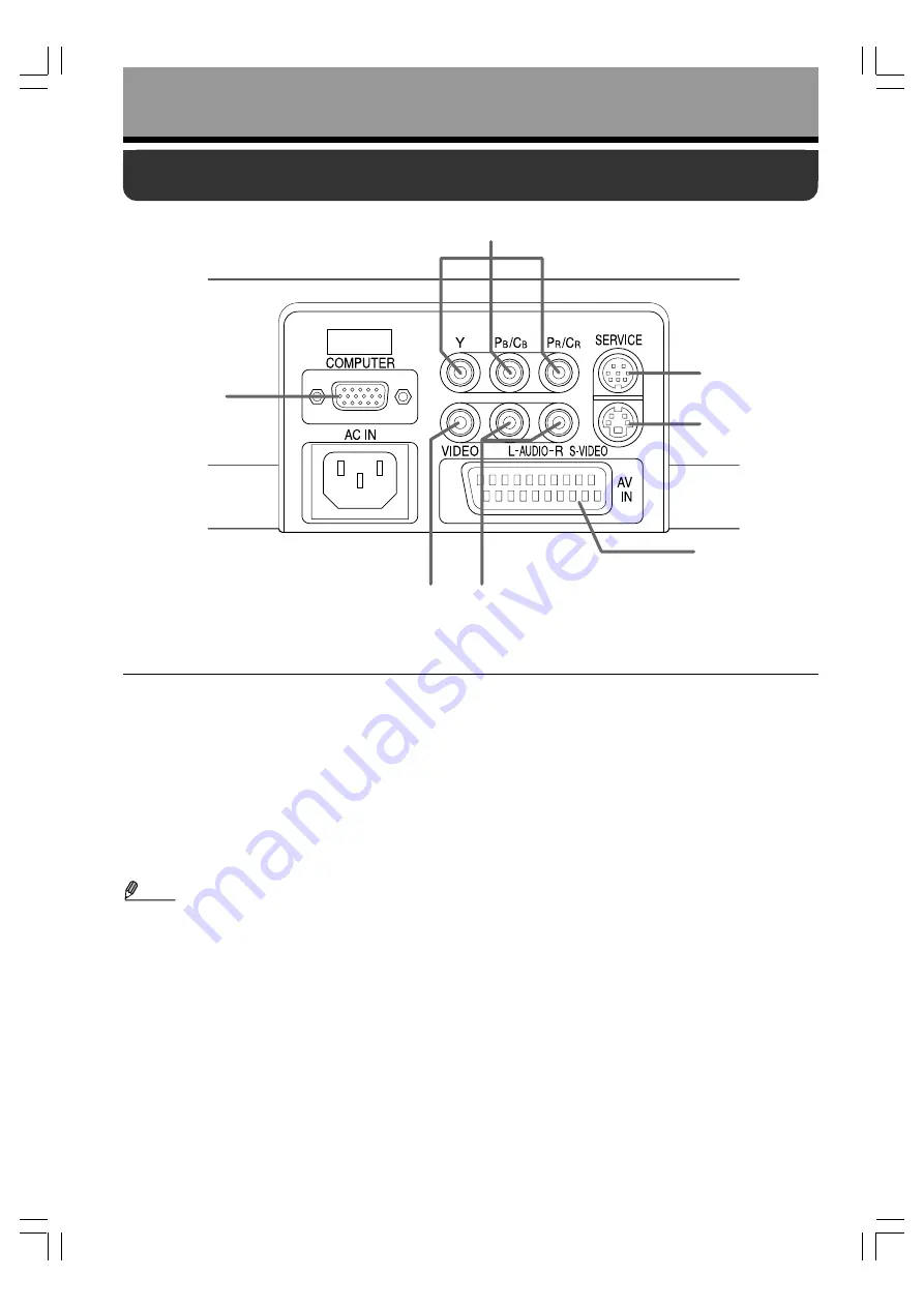 Toshiba TLP-ET1B Owner'S Manual Download Page 12