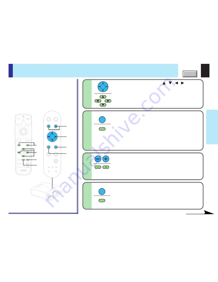 Toshiba TLP-X10 Owner'S Manual Download Page 43