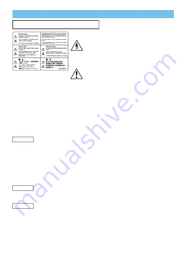 Toshiba TLP-X4500 User Manual – Operating Manual Download Page 3